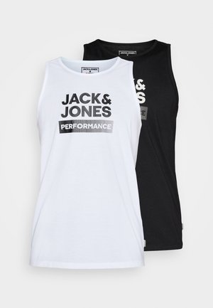 SPORT LOGO TANK 2PACK - Top - white/black