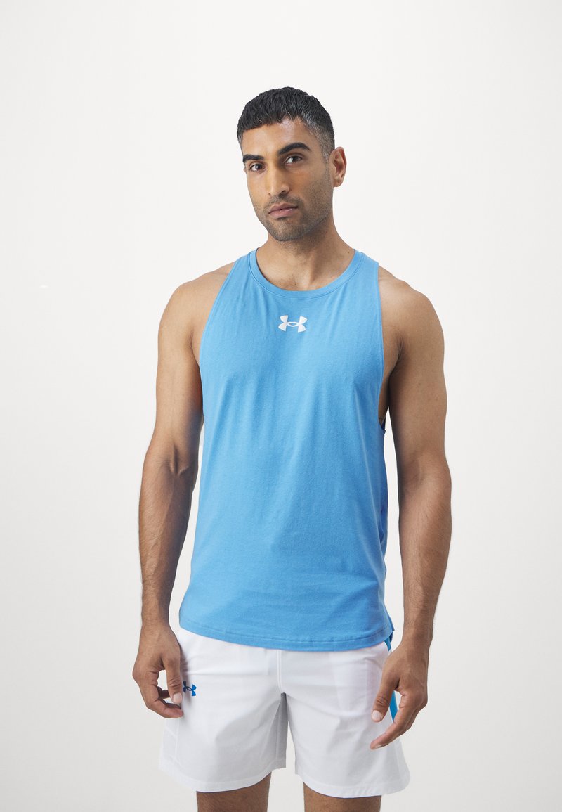 Under Armour ZONE - Viršus - viral blue / / white