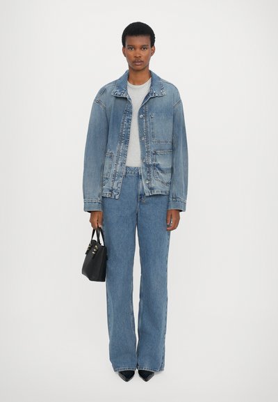 CLOSED SHACKET - Teksajakk - mid blue