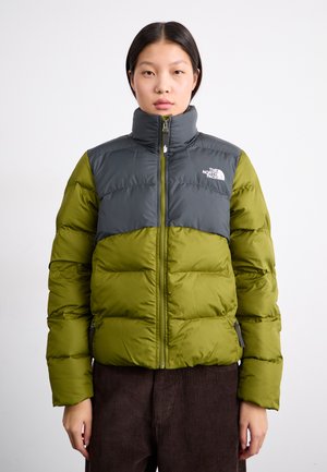 W SAIKURU JACKET - Vinterjakker - forest olive/asphalt grey