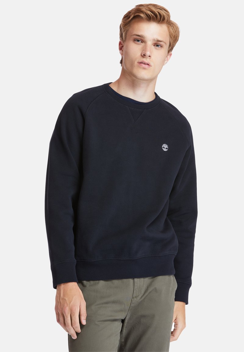 Timberland BRUSHED BACK CREW - Felpa - black