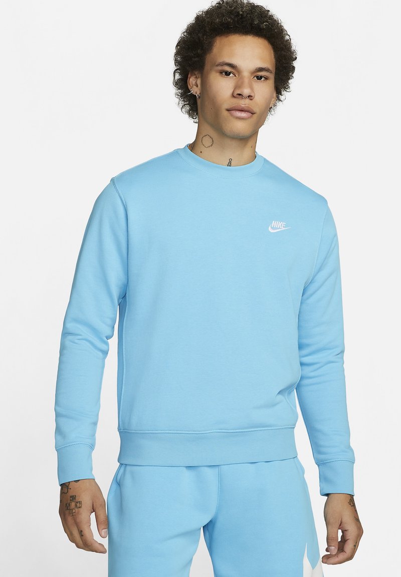 Nike Sportswear CLUB Sweatshirt baltic blue white/bleu ZALANDO.FR