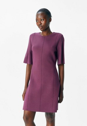 OBJREYNARD SHORT DRESS - Jersey dress - mauve wine