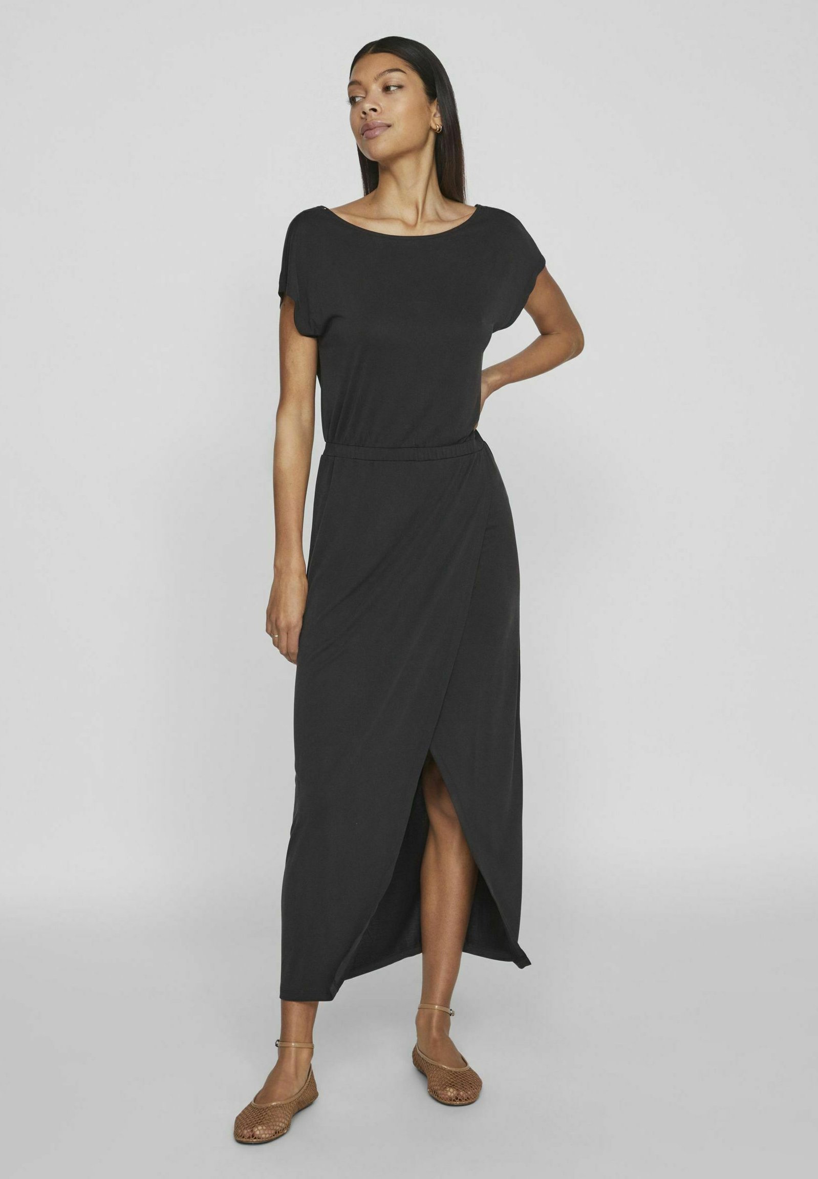 Vila Damen Kurzkleid Mit Kurzen Ärmeln – Lässig & Stylisch | Perfekt Mit Denimjacke & Stiefeln