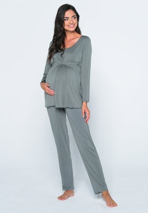BASIC SET - Pyjamas - olive