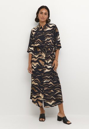 KALAILA - Maxi dress - black brown tiger print