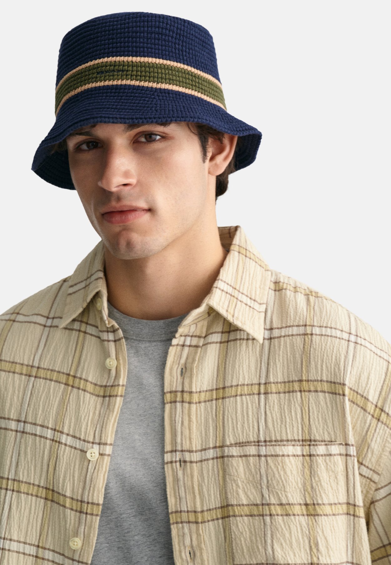OVERSIZED TEXTURED CHECKED 