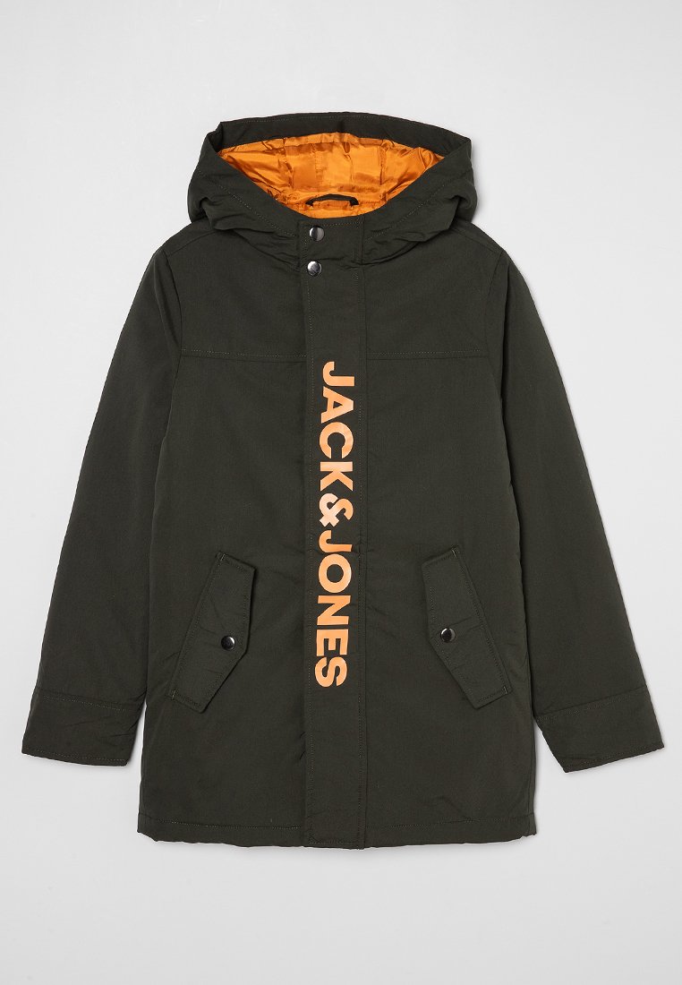 Jack & Jones Junior Wintermantel zwart Jack & Jones Junior Wintermantel zwart