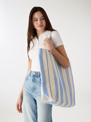 Terranova, SHOPPER A RIGHE - Shopping bag - var cielo