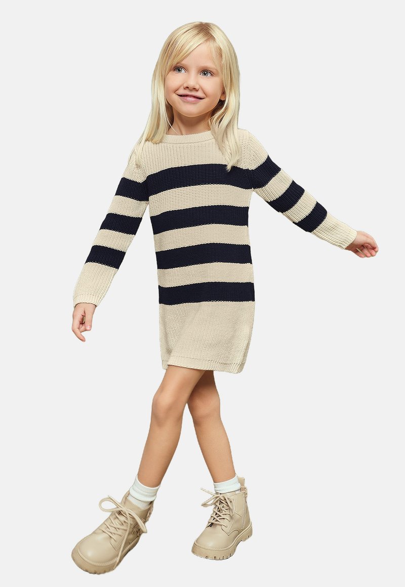 Blue Seven Abito in maglia - beige