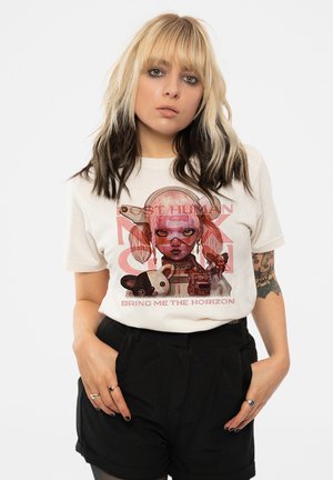 Paradiso Clothing BRING ME THE HORIZON IMPRINT NEX GEN - Print T-shirt - natural