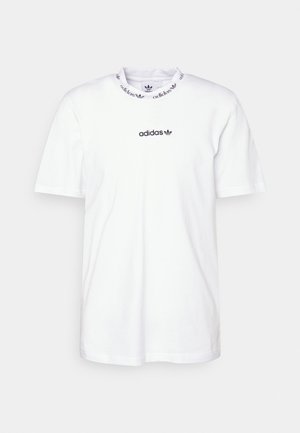 LINEAR TEE UNISEX - Print T-shirt - white