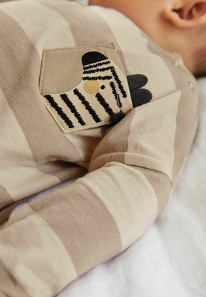 3 PACK - Camiseta de manga larga - tan brown zebra