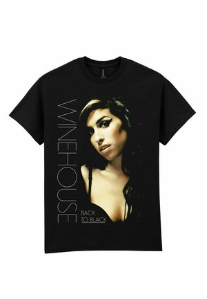 AMY WINEHOUSE BACK TO BLACK  - T-Shirt print - black