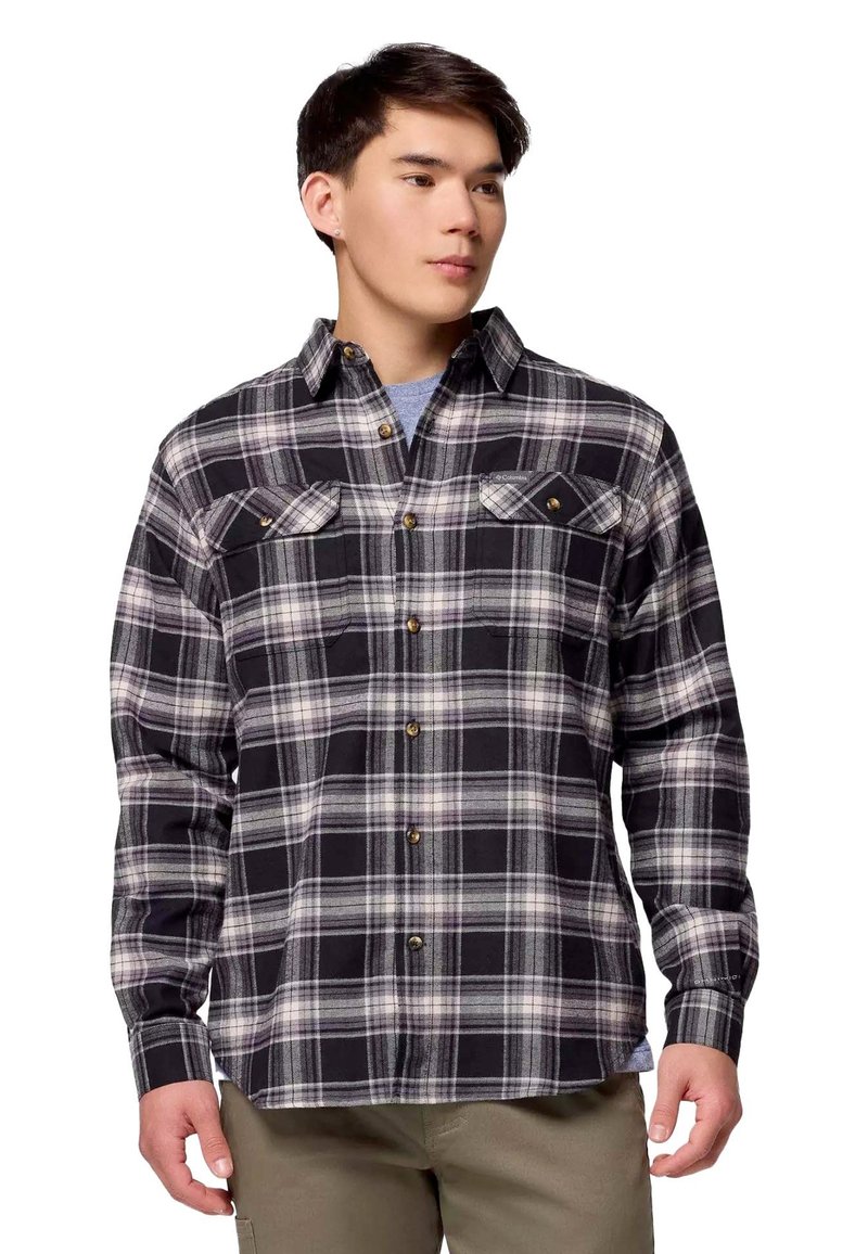 Chemise Columbia Homme XL - Manches Longues - Omni-Mèche - Motif Carreaux - Occasion