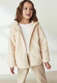 Next BORG  STANDARD - Fliisjakk - cream