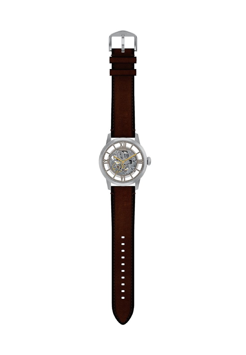 Herenhorloge Automatisch Reloj Townsman Automático De Cuero Fossil Watch