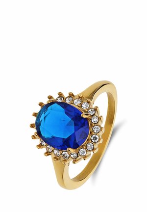 VINTAGE - Ring - gold-coloured/blue