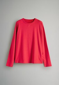 THE SET REGULAR FIT 5 PACK - Top s dlouhým rukávem - beige navy blue red white navy&white stripe