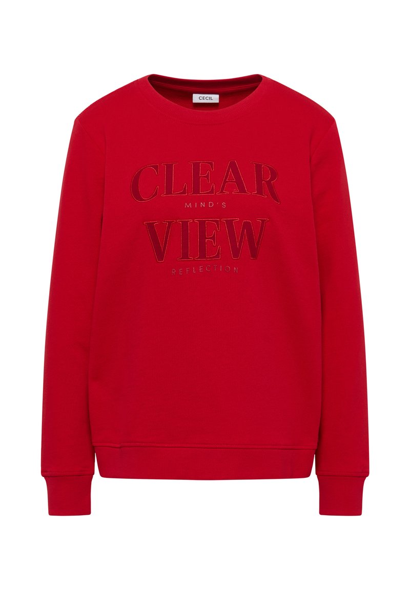 Felpa Con Cappuccio Donna Cecil Con Scritta Wording Multicolore - Morbida E Casual
