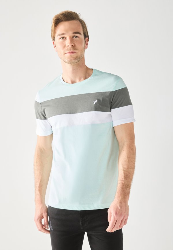 Print T-shirt - teal