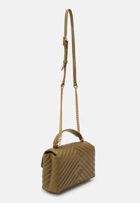 Pinko LOVE LADY PUFF MINI  - Kabelka - piantagione/antique gold