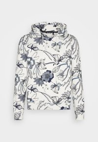 HOODIE REGULAR FIT WITH EMBROIDERED LOGO - Sweatshirt - cream