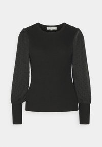 ONLY Petite Stickad tröja - black