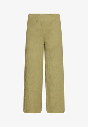 Betty Barclay, BETTY BARCLAY MIT GUMMIZUG CULOTTE - Stoffhose - soft olive