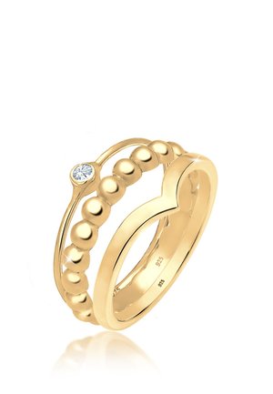 PRINCESS STACK - MIT KRISTALLEN VON SWAROVSKI® - Ringe - gold-coloured