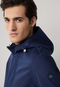 Hackett London Parka - dark denim blue