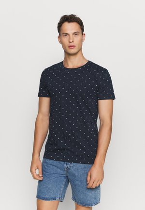 T-shirt con stampa - navy