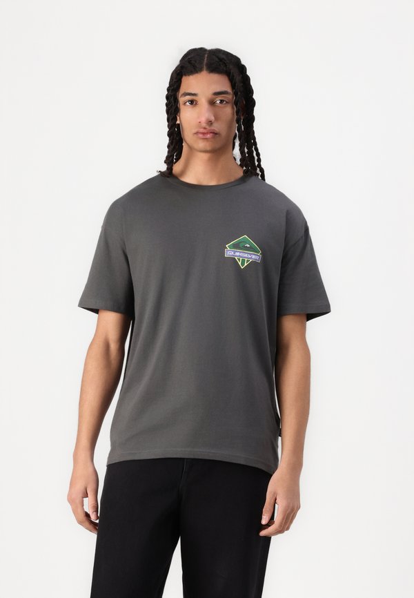 CRYSTAL JET UNISEX - Print T-shirt - dark shadow3