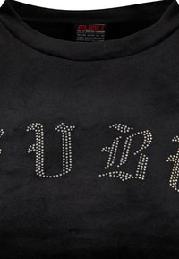 FUBU OLD ENGLISH VELOURS - Ilgarankovis viršutinės dalies drabužis - black