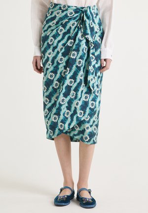 Maliparmi COLLECTION PRINT - Gonna a tubino - blue