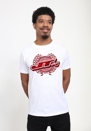 RACING LOGO - T-Shirt print - white