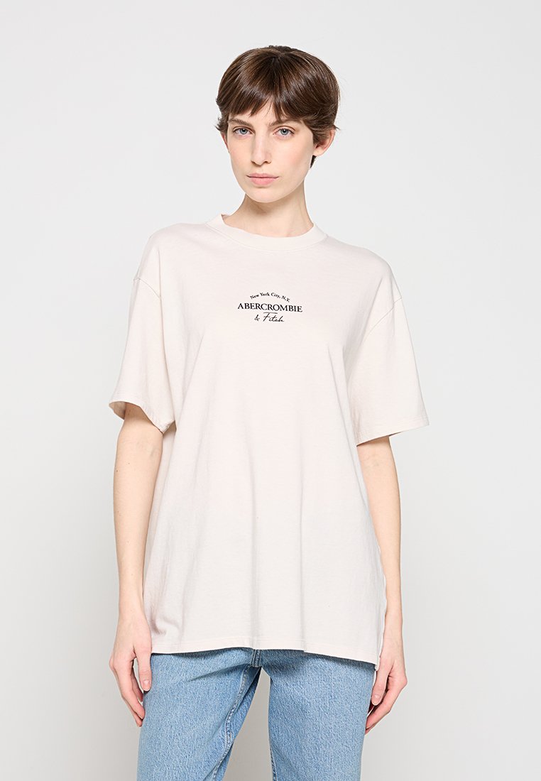 Abercrombie & Fitch T-shirt print beige Abercrombie & Fitch T-shirt print beige