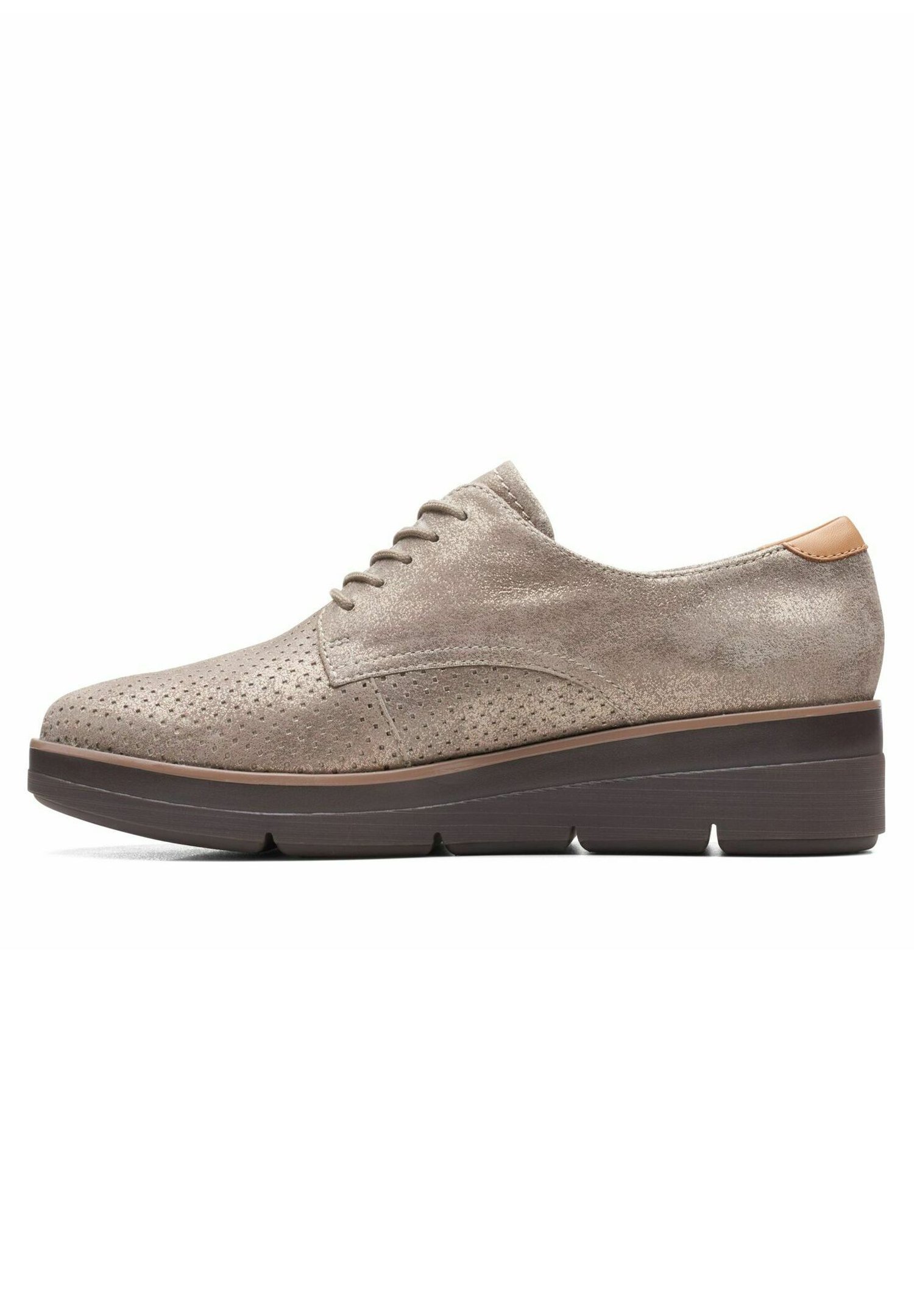 Clarks Zapatos con cordones - platinum/plateado - Zalando.es