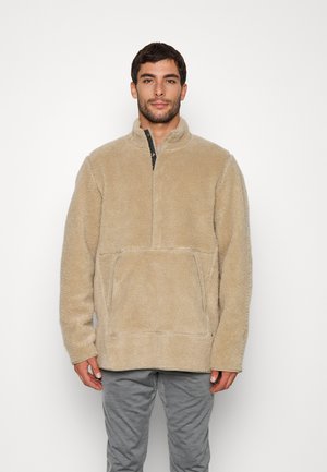 PINNACLE - Giacca in pile - beige/black