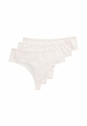 3 PACK  - String - pale beige