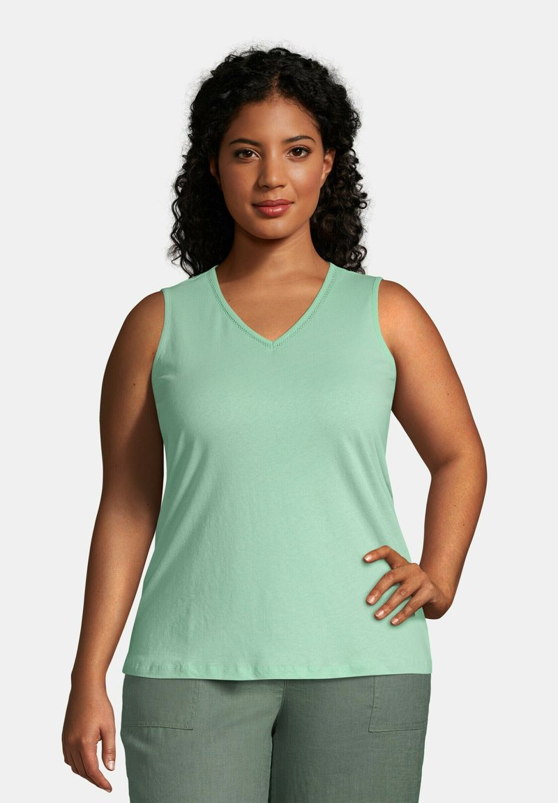 LANDS' END PLUS SIZE Top cool mint csl/grün Zalando.ch