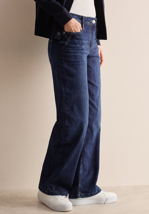 WIDE  - Flared Jeans - blau