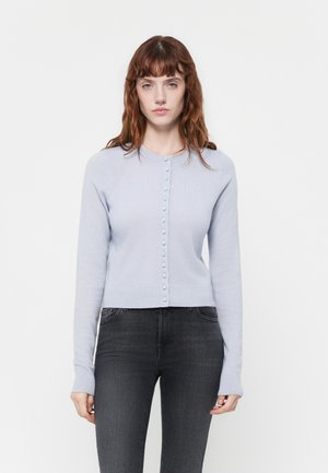 BUTTONED CARDIGAN - Kardigán - baby blue
