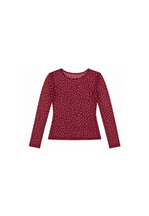 Never Fully Dressed, BURGUNDY DEER - Блуза с дълги ръкави - red