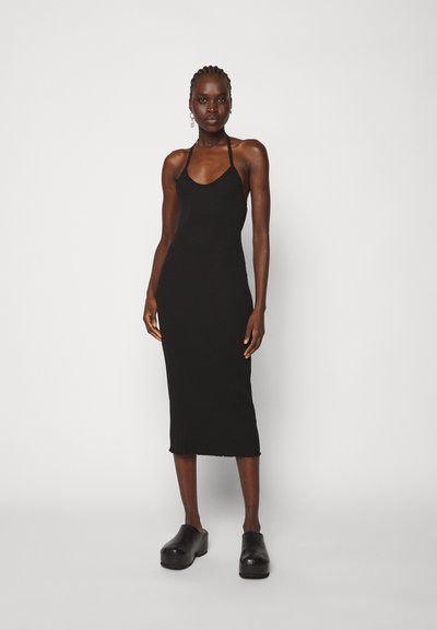 Filippa K HALTER DRESS - Vestito di maglina - svart