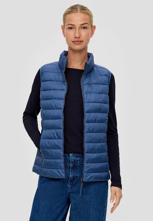 STEPP MIT REISSVERSCHLUSSTASCHEN - Veste sans manches - blau