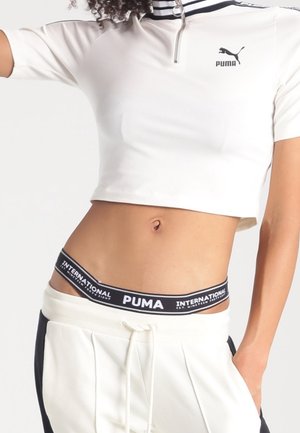 T-shirt med print - white