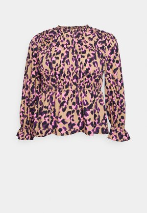 Pieces Curve PCMELINE - Bluse - indian tan