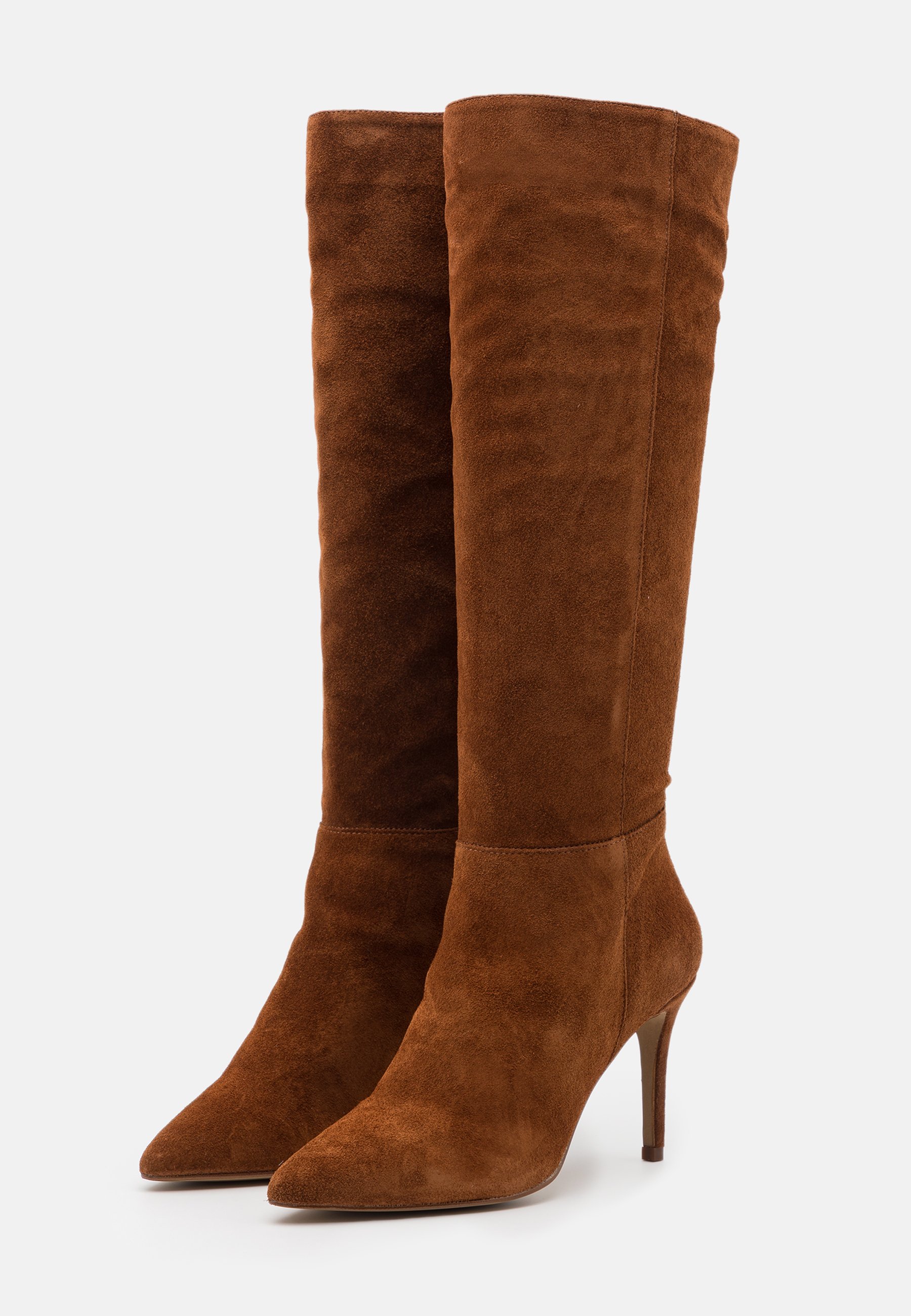 BIADANGER LONG BOOT Laarzen met hoge hak cognac BIADANGER LONG BOOT Laarzen met hoge hak cognac