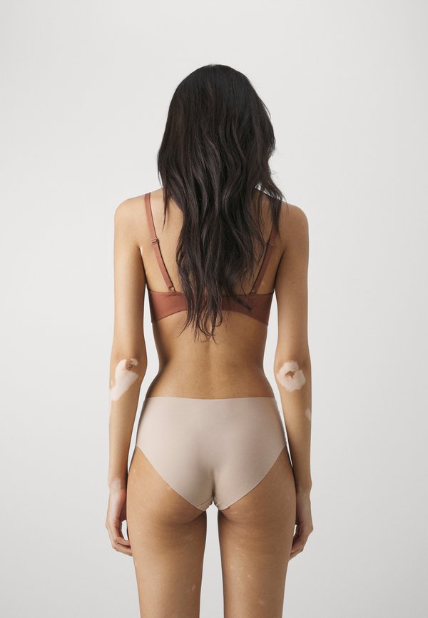 HIPSTER PURE NO SHOW SOLID 3 PACK - Briefs - beige4